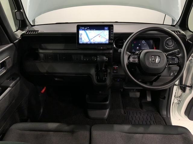Ｎ－ＢＯＸカスタム ベースグレード　ＨＳＥＮＳＩＮＧ　新車保証　試乗車　ワンオ－ナ－　ナビＬＸＵ－２４２ＮＢＩ　ＴＶ　Ｒカメラ　ＣＤ録音　ＢＴオーディオ　ＤＶＤ　シ－トヒ－タ－　ＥＴＣ　ＬＥＤライト　ＶＳＡ　両側電動　クルコン　アルミ（9枚目）