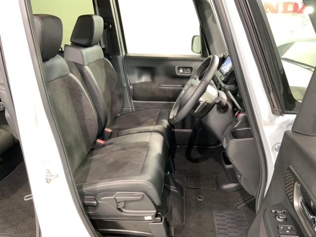 Ｎ－ＢＯＸカスタム ターボ　Ｈ　ＳＥＮＳＩＮＧ　新車保証　試乗車　ワンオ－ナ－　ナビＬＸＵ－２４２ＮＢｉ　ＴＶ　Ｒカメラ　ＣＤ録音　ＢＴオ－ディオ　ＤＶＤ　シ－トヒ－タ－　ＥＴＣ　ＬＥＤライト　両側電動ドア　ＶＳＡ　アルミ（17枚目）