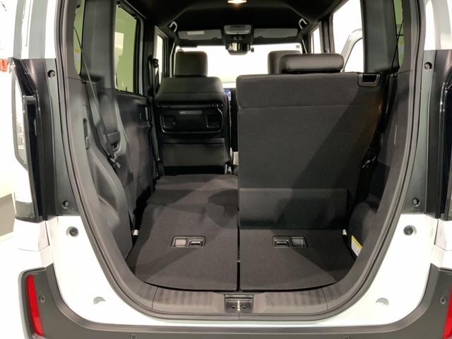 Ｎ－ＢＯＸカスタム ターボ　Ｈ　ＳＥＮＳＩＮＧ　新車保証　試乗車　ワンオ－ナ－　ナビＬＸＵ－２４２ＮＢｉ　ＴＶ　Ｒカメラ　ＣＤ録音　ＢＴオ－ディオ　ＤＶＤ　シ－トヒ－タ－　ＥＴＣ　ＬＥＤライト　両側電動ドア　ＶＳＡ　アルミ（38枚目）