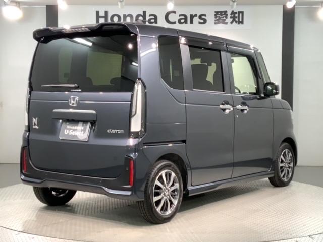 Ｎ－ＢＯＸカスタム ベースグレード　Ｈ　ＳＥＮＳＩＮＧ　新車保証　ワンオ－ナ－　ナビＶＸＭ－２４５ＺＦＥｉ　ＴＶ　Ｒカメラ　ＢＴオ－ディオ　ドラレコ　シ－トヒ－タ－　ＥＴＣ　ＬＥＤライト　両側電動ドア　ＶＳＡ　スマ－トキ－　盗難防止装置（50枚目）