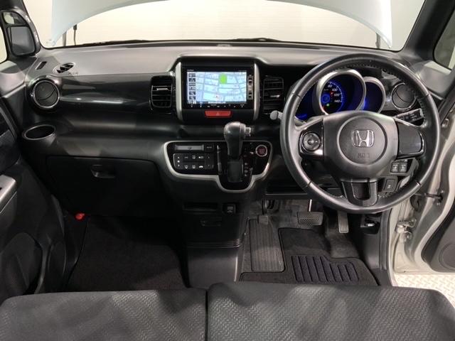 N-BOXカスタム GSSパッケージ いまコレ+新品マット付 1年保証 ワンオ-ナ- ナビVXM-128VSXi TV Rカメラ DVD ETC HID 両側電動ドア VSA アルミ スマ-トキ- 盗難防止装置 整備記録簿 AAC Bカメ(9枚目)