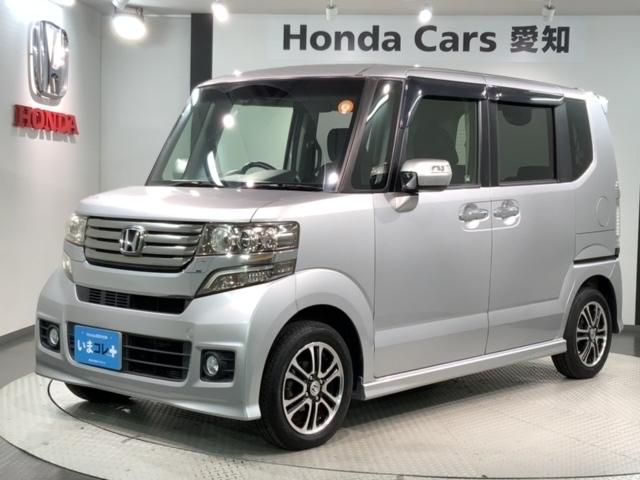 N-BOXカスタム GSSパッケージ いまコレ+新品マット付 1年保証 ワンオ-ナ- ナビVXM-128VSXi TV Rカメラ DVD ETC HID 両側電動ドア VSA アルミ スマ-トキ- 盗難防止装置 整備記録簿 AAC Bカメ(46枚目)