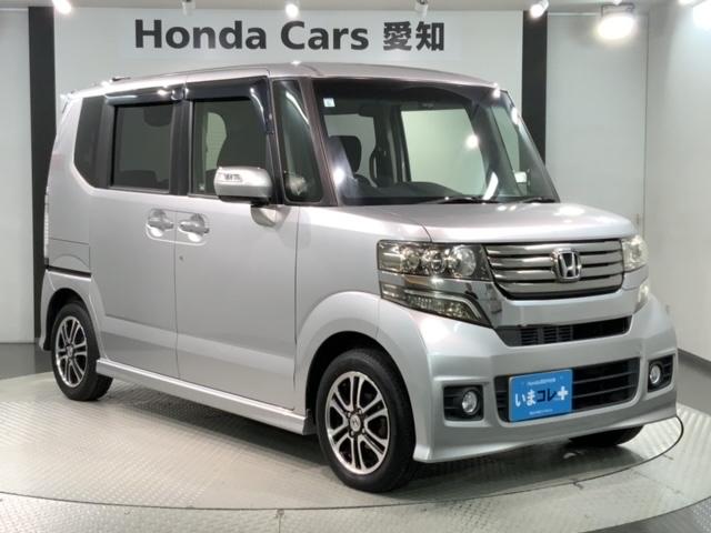 N-BOXカスタム GSSパッケージ いまコレ+新品マット付 1年保証 ワンオ-ナ- ナビVXM-128VSXi TV Rカメラ DVD ETC HID 両側電動ドア VSA アルミ スマ-トキ- 盗難防止装置 整備記録簿 AAC Bカメ(52枚目)