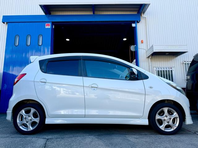 セルボ ＴＸ　ターボ　車検２年付き　禁煙車　スマートキー２個付　パナソニックカーナビ　フルセグＴＶ　ＤＶＤ　ＨＤＤ録音　純正１４インチアルミホイール　純正３点エアロスポイラー　純正リアウィング　電動格納ミラー（4枚目）