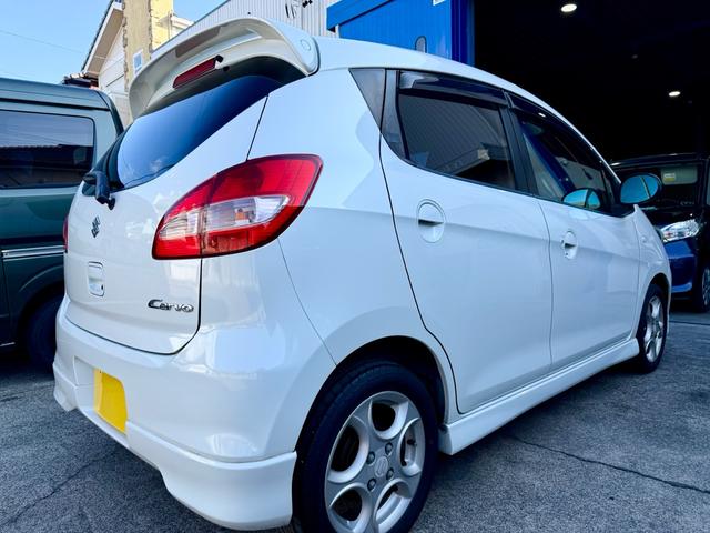 セルボ ＴＸ　ターボ　車検２年付き　禁煙車　スマートキー２個付　パナソニックカーナビ　フルセグＴＶ　ＤＶＤ　ＨＤＤ録音　純正１４インチアルミホイール　純正３点エアロスポイラー　純正リアウィング　電動格納ミラー（22枚目）