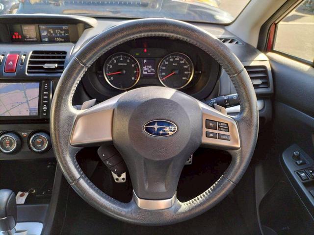 ＸＶ ２．０ｉ－Ｌ　アイサイト　ＳＤナビ　フルセグＴＶ　ＣＤ／ＤＶＤ再生　Ｂｌｕｅｔｏｏｔｈ　バックカメラ　ＥＴＣ　ＨＩＤヘッドライト　パワーシート　アイサイト　車線逸脱防止警報　クルーズコントロール　純正アルミホイール（22枚目）