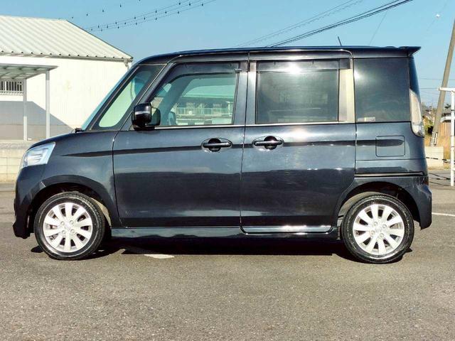 スペーシアカスタム XS SDナビ フルセグTV バックカメラ ETC 電動スライドドア 純正アルミ14インチアルミホイール アイドリングストップ CD+DVD再生可 ベンチシート HIDヘッドライト プッシュスタート(4枚目)