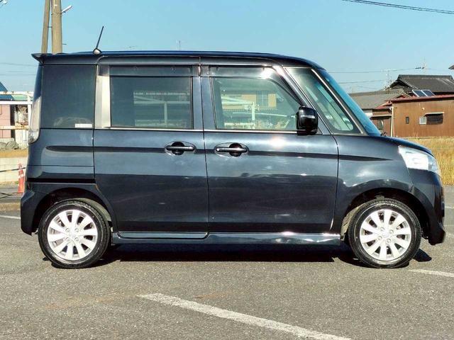 スペーシアカスタム XS SDナビ フルセグTV バックカメラ ETC 電動スライドドア 純正アルミ14インチアルミホイール アイドリングストップ CD+DVD再生可 ベンチシート HIDヘッドライト プッシュスタート(5枚目)