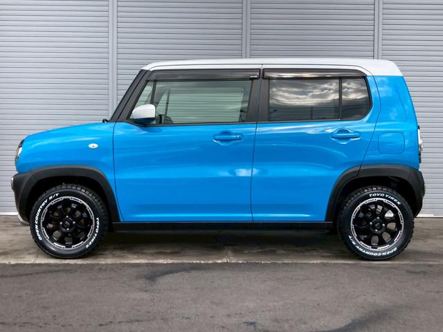 ハスラー Ｇターボ　新品ブロックタイヤ　純正ナビ　ＥＴＣ　Ｂｌｕｅｔｏｏｔｈ　プッシュ＆スマートキー　シートヒーター　ＨＩＤライト　バックカメラ　アイドリングストップ　ターボ車　スズキセーフティサポート（3枚目）