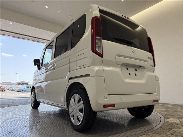 スペーシア ハイブリッドG 届出済未使用車/条件付新品ナビETCドラレコ/衝突軽減ブレーキ/スマートキー/プッシュスタート/両側スライドドア/ベンチシート/盗難防止/オートエアコン/オートライト/ヘッドライトレベライザー(25枚目)