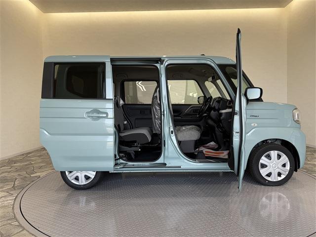 スペーシア ハイブリッドG 届出済未使用車/条件付新品ナビETCドラレコ/衝突軽減ブレーキ/両側スライドドア/スマートキー/プッシュスタート/ベンチシート/アイドリングストップ/サイドエアバッグ/オートエアコン/オートライト(13枚目)