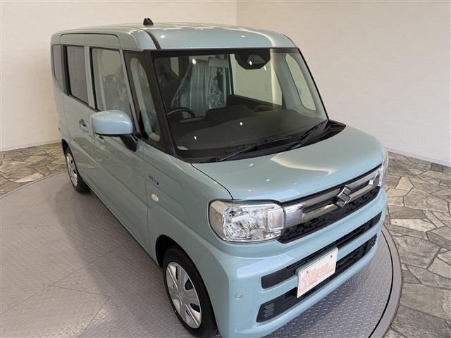 スペーシア ハイブリッドG 届出済未使用車/条件付新品ナビETCドラレコ/衝突軽減ブレーキ/両側スライドドア/スマートキー/プッシュスタート/ベンチシート/アイドリングストップ/サイドエアバッグ/オートエアコン/オートライト(18枚目)