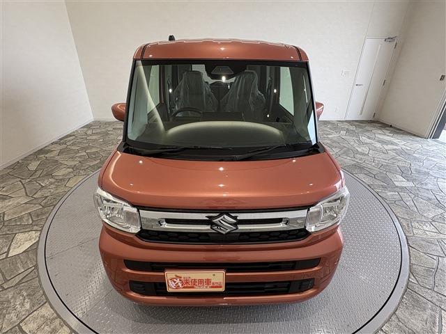 スペーシア ハイブリッドG 届出済未使用車/条件付新品ナビETCドラレコ/衝突軽減ブレーキ/両側スライドドア/スマートキー/プッシュスタート/ベンチシート/アイドリングストップ/サイドエアバッグ/オートエアコン/オートライト(14枚目)