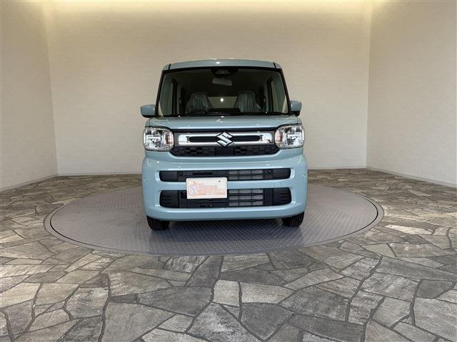 スペーシア ハイブリッドG 届出済未使用車/条件付ナビETCドラレコ/衝突軽減ブレーキ/両側スライドドア/スマートキー/プッシュスタート/ベンチシート/アイドリングストップ/サイドエアバッグ/オートエアコン/オートライト(2枚目)