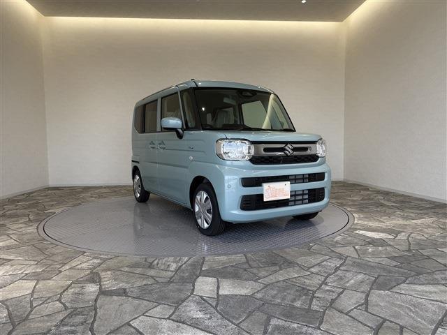 スペーシア ハイブリッドG 届出済未使用車/条件付ナビETCドラレコ/衝突軽減ブレーキ/両側スライドドア/スマートキー/プッシュスタート/ベンチシート/アイドリングストップ/サイドエアバッグ/オートエアコン/オートライト(5枚目)