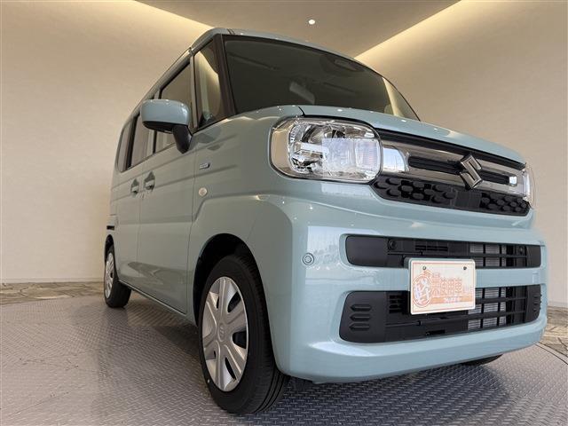 スペーシア ハイブリッドG 届出済未使用車/条件付ナビETCドラレコ/衝突軽減ブレーキ/両側スライドドア/スマートキー/プッシュスタート/ベンチシート/アイドリングストップ/サイドエアバッグ/オートエアコン/オートライト(19枚目)