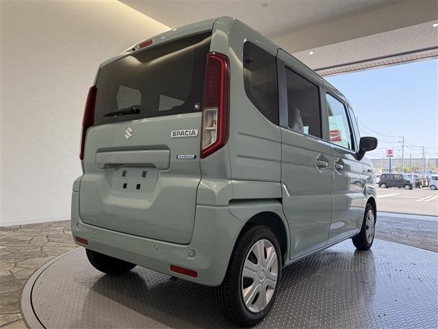 スペーシア ハイブリッドG 届出済未使用車/条件付ナビETCドラレコ/衝突軽減ブレーキ/両側スライドドア/スマートキー/プッシュスタート/ベンチシート/アイドリングストップ/サイドエアバッグ/オートエアコン/オートライト(26枚目)