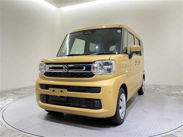 スペーシア ハイブリッドG 届出済未使用車/条件付新品ナビETCドラレコ/衝突軽減ブレーキ/両側スライドドア/スマートキー/プッシュスタート/ベンチシート/アイドリングストップ/サイドエアバッグ/オートエアコン/オートライト(5枚目)