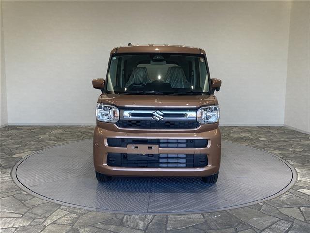 スペーシア ハイブリッドG 届出済未使用車/条件付新品ナビETCドラレコ/衝突軽減ブレーキ/両側スライドドア/スマートキー/プッシュスタート/ベンチシート/アイドリングストップ/サイドエアバッグ/オートエアコン/オートライト(5枚目)