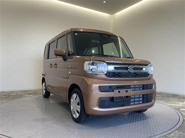 スペーシア ハイブリッドG 届出済未使用車/条件付新品ナビETCドラレコ/衝突軽減ブレーキ/両側スライドドア/スマートキー/プッシュスタート/ベンチシート/アイドリングストップ/サイドエアバッグ/オートエアコン/オートライト(9枚目)