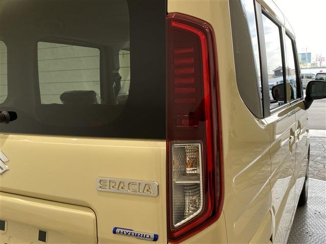 スペーシア ハイブリッドＧ　届出済未使用車／条件付新品ナビＥＴＣドラレコ／衝突軽減ブレーキ／両側スライドドア／スマートキー／プッシュスタート／ベンチシート／アイドリングストップ／サイドエアバッグ／オートエアコン／オートライト（23枚目）