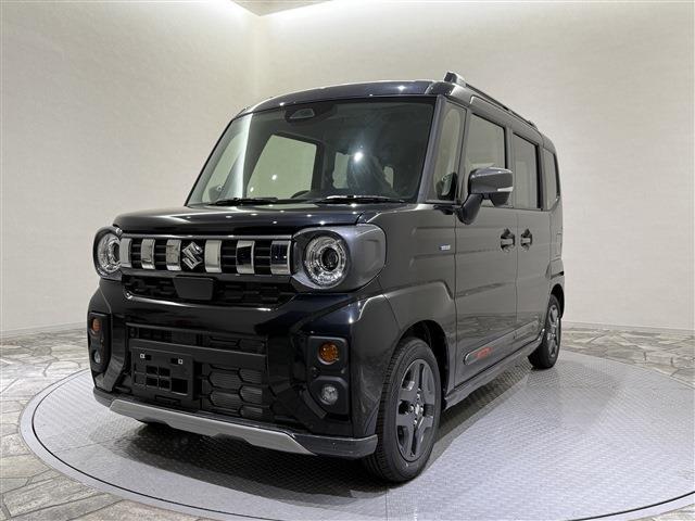 スペーシアギア ハイブリッドＸＺ　届出済未使用車／衝突軽減ブレーキ／ローン条件付新品ナビＥＴＣドラレコ／障害物センサー／スマートキー／ＬＥＤヘッドライト／両側電動スライドドア／シートヒーター／アダプティブクルーズ／アイドリングストップ（7枚目）