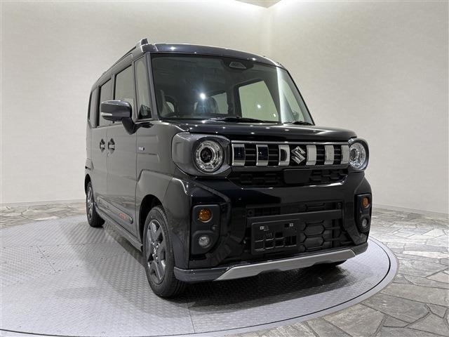 スペーシアギア ハイブリッドＸＺ　届出済未使用車／衝突軽減ブレーキ／ローン条件付新品ナビＥＴＣドラレコ／障害物センサー／スマートキー／ＬＥＤヘッドライト／両側電動スライドドア／シートヒーター／アダプティブクルーズ／アイドリングストップ（9枚目）