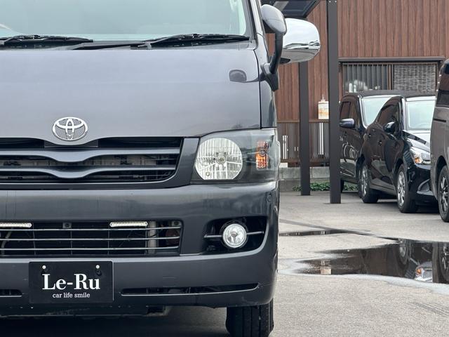 ハイエースバン ロングスーパーＧＬ　ＥＴＣ　イージークローザー　社外ヘッドライト　社外テール　ローダウン　フルセグナビ　Ｂｌｕｅｔｏｏｔｈ（4枚目）