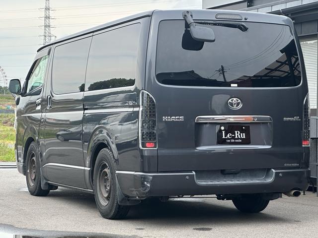 ハイエースバン ロングスーパーＧＬ　ＥＴＣ　イージークローザー　社外ヘッドライト　社外テール　ローダウン　フルセグナビ　Ｂｌｕｅｔｏｏｔｈ（10枚目）