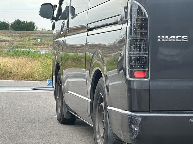 ハイエースバン ロングスーパーＧＬ　ＥＴＣ　イージークローザー　社外ヘッドライト　社外テール　ローダウン　フルセグナビ　Ｂｌｕｅｔｏｏｔｈ（14枚目）