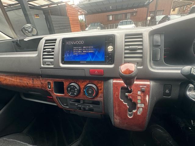 ハイエースバン ロングスーパーＧＬ　ＥＴＣ　イージークローザー　社外ヘッドライト　社外テール　ローダウン　フルセグナビ　Ｂｌｕｅｔｏｏｔｈ（33枚目）