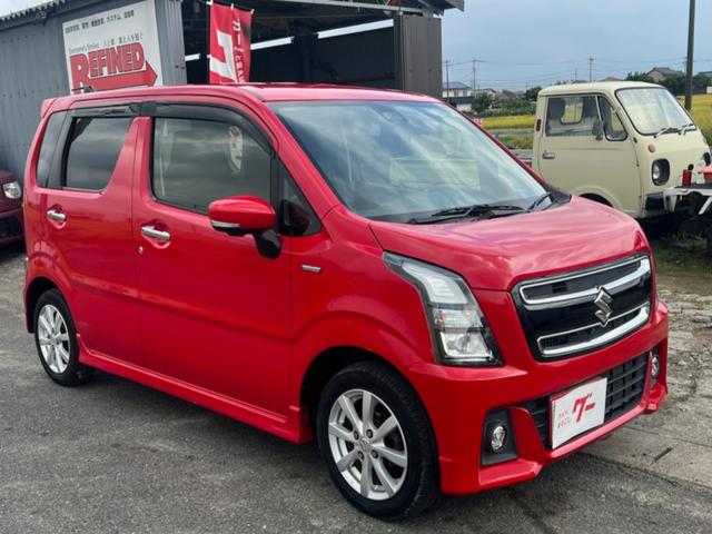 ワゴンRスティングレー ハイブリッドX /4WD/ヘッドアップディスプレイ/純正ナビ/全方位モニター/フルセグTV/BT/ETC/LEDヘッドライト・フォグランプ/シートヒーター/純正14インチアルミホイール/車検2年付き/スマートキー2本(6枚目)