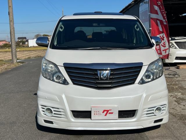 アルファード ２４０Ｓ　／Ｗサンルーフ／両側パワスラ／社外Ｆバンパー（Ｋ－ブレイク）／リアアンダー／ＨＩＤヘッドライト／フォグランプ／ＴＥＩＮ製車高調／ロクサーニ２１インチアルミホイール／スマートキー２本／車検２年付き（2枚目）