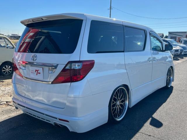 アルファード ２４０Ｓ　／Ｗサンルーフ／両側パワスラ／社外Ｆバンパー（Ｋ－ブレイク）／リアアンダー／ＨＩＤヘッドライト／フォグランプ／ＴＥＩＮ製車高調／ロクサーニ２１インチアルミホイール／スマートキー２本／車検２年付き（8枚目）