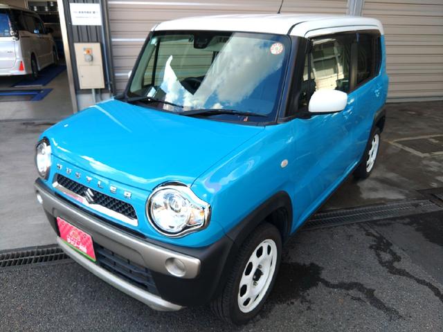 ハスラー Ｇ　ＥＴＣ　ナビ　衝突被害軽減システム　オートライト　スマートキー　アイドリングストップ　電動格納ミラー　シートヒーター　ベンチシート　ＣＶＴ　ＥＳＣ（2枚目）