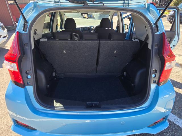 ノート Ｘ　後期型　第３者機関ＡＩＳ鑑定書付き　禁煙車　アラウンドビューカメラ（３６０カメラ）バックカメラ　インテリジェントルームミラー　純ナビＴＶ　ドライブレコーダー　ＥＴＣ　インテリキー×２個　　衝突防止機能（37枚目）