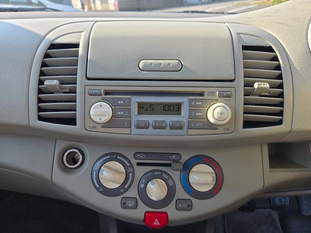マーチ 12S 5速ミッション 禁煙車 純正オーディオ アルミホイル(8枚目)