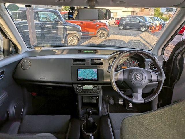 スイフト スポーツ 5MT レカロシート ETC ドラレコ LEDライト フォグ アルミホイール スマートキー 盗難防止システム 衝突安全ボディ ABS ESC エアコン(14枚目)