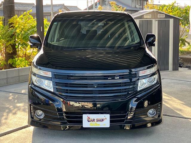 エルグランド ライダー　黒クロスシート　マニュアルシート　全周囲カメラ　ドライブレコーダー　ナビ　ＴＶ　後席モニター　ＥＴＣ　クリアランスソナー　両側スライド・片側電動　ＨＩＤオートライト　スマートキー　ミュージックプレイヤー接続可　アルミホイール（5枚目）