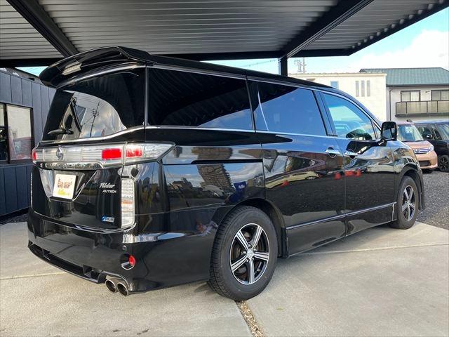 エルグランド ライダー　黒クロスシート　マニュアルシート　全周囲カメラ　ドライブレコーダー　ナビ　ＴＶ　後席モニター　ＥＴＣ　クリアランスソナー　両側スライド・片側電動　ＨＩＤオートライト　スマートキー　ミュージックプレイヤー接続可　アルミホイール（9枚目）