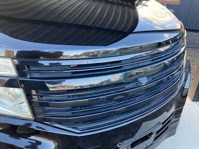 エルグランド ライダー　黒クロスシート　マニュアルシート　全周囲カメラ　ドライブレコーダー　ナビ　ＴＶ　後席モニター　ＥＴＣ　クリアランスソナー　両側スライド・片側電動　ＨＩＤオートライト　スマートキー　ミュージックプレイヤー接続可　アルミホイール（56枚目）