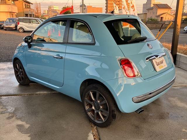 500 ツインエア ポップ デュアロジック(自動変速マニュアルトランスミッション) ETC 16AW HIDヘッドライト フォグランプ 純正キーレス AM FM レザーステアリング ステアリングスイッチ(7枚目)