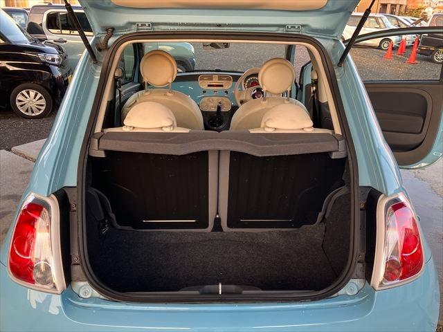 500 ツインエア ポップ デュアロジック(自動変速マニュアルトランスミッション) ETC 16AW HIDヘッドライト フォグランプ 純正キーレス AM FM レザーステアリング ステアリングスイッチ(10枚目)