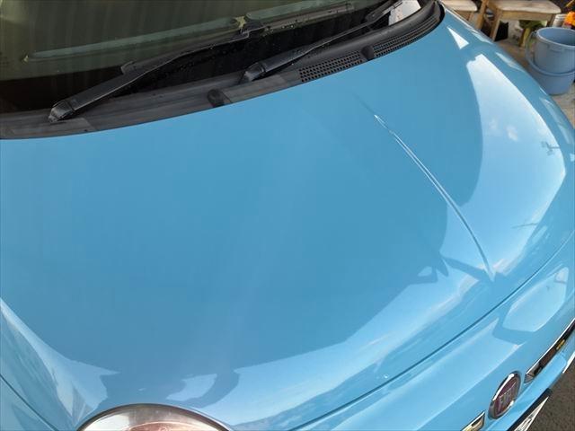 500 ツインエア ポップ デュアロジック(自動変速マニュアルトランスミッション) ETC 16AW HIDヘッドライト フォグランプ 純正キーレス AM FM レザーステアリング ステアリングスイッチ(44枚目)