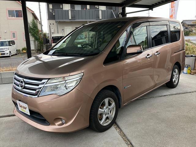 セレナ 20G S-ハイブリッド 両側電動スライドドア ETC オートクルーズコントロール レーンアシスト オートライト スマートキー 電動格納ミラー 3列シート CVT アルミホイール 盗難防止システム 衝突安全ボディ(6枚目)