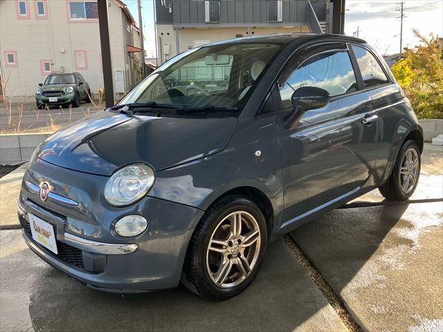 500 1.2 ポップ 社外アルミホイール キーレスエントリー 純正キーカバー レザーステアリング ステアリングスイッチ ESC サイドエアバッグ CD デュアロジックシステム(6枚目)