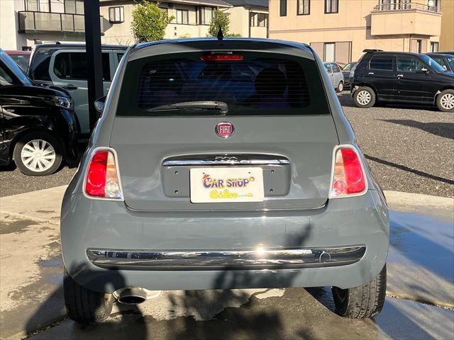 500 1.2 ポップ 社外アルミホイール キーレスエントリー 純正キーカバー レザーステアリング ステアリングスイッチ ESC サイドエアバッグ CD デュアロジックシステム(8枚目)