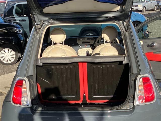 500 1.2 ポップ 社外アルミホイール キーレスエントリー 純正キーカバー レザーステアリング ステアリングスイッチ ESC サイドエアバッグ CD デュアロジックシステム(10枚目)