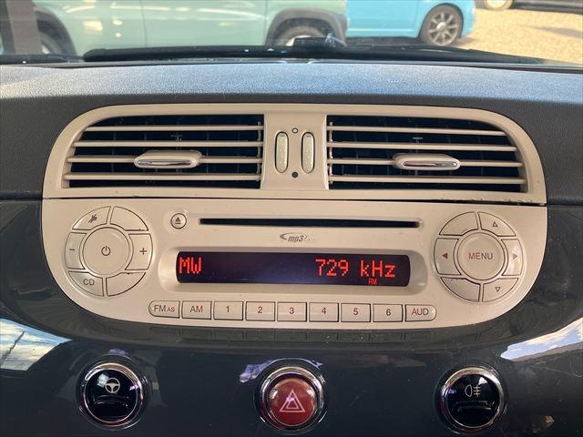 500 1.2 ポップ 社外アルミホイール キーレスエントリー 純正キーカバー レザーステアリング ステアリングスイッチ ESC サイドエアバッグ CD デュアロジックシステム(21枚目)