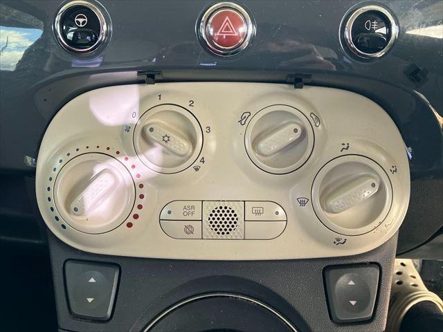 500 1.2 ポップ 社外アルミホイール キーレスエントリー 純正キーカバー レザーステアリング ステアリングスイッチ ESC サイドエアバッグ CD デュアロジックシステム(23枚目)